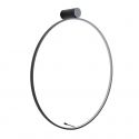 Aplica circulara LED IP44 diametru 80cm Visual negru