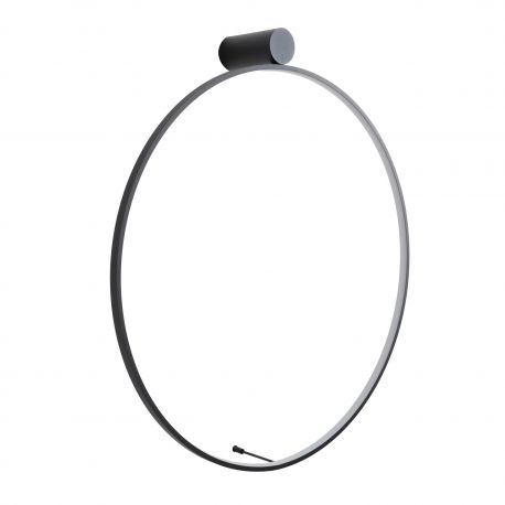 Iluminat pentru baie - Aplica circulara LED IP44 diametru 80cm Visual negru