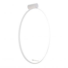 Iluminat pentru baie - Aplica circulara LED IP44 diametru 80cm Visual alb