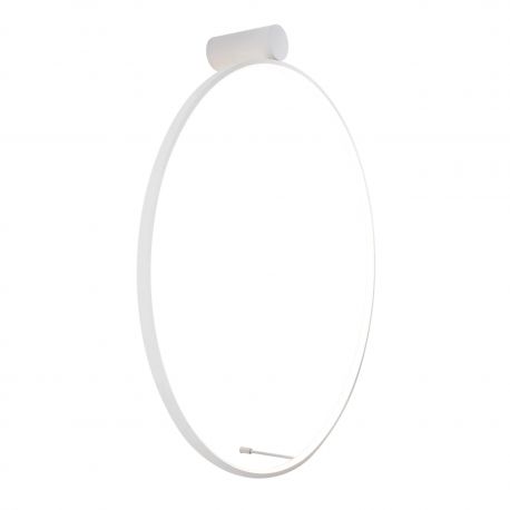 Iluminat pentru baie - Aplica circulara LED IP44 diametru 80cm Visual alb