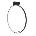 Aplica circulara LED IP44 diametru 60cm Visual negru