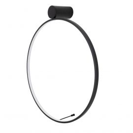 Iluminat pentru baie - Aplica circulara LED IP44 diametru 60cm Visual negru