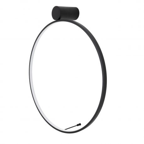 Iluminat pentru baie - Aplica circulara LED IP44 diametru 60cm Visual negru