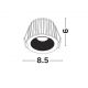 Spoturi tavan fals - Spot incastrabil LED 14W 3000K Helio alb