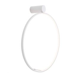 Aplica circulara LED IP44 diametru 60cm Visual alb