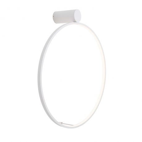 Iluminat pentru baie - Aplica circulara LED IP44 diametru 60cm Visual alb