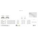 Plafoniere - Plafoniera incastrata sau aplicata LED CCT Cerium negru