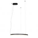 Lustra circulara LED IP44 diametru 60cm Visual negru