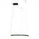 Lustra circulara LED IP44 diametru 60cm Visual negru