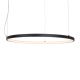 Pendule, Lustre suspendate - Lustra circulara LED IP44 diametru 60cm Visual negru