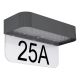 Lampi decorative si solare - Aplica solara LED iluminat numar de casa IP54 SOLAR