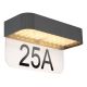Lampi decorative si solare - Aplica solara LED iluminat numar de casa IP54 SOLAR