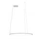 Pendule, Lustre suspendate - Lustra circulara LED IP44 diametru 80cm Visual alb