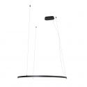Lustra circulara LED IP44 diametru 80cm Visual negru