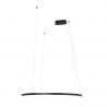 Lustra circulara LED IP44 diametru 80cm Visual negru