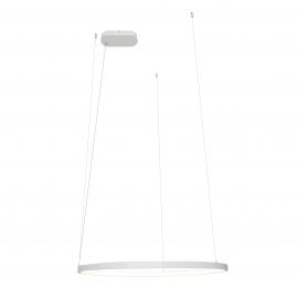 Pendule, Lustre suspendate - Lustra circulara LED IP44 diametru 60cm Visual alb