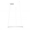 Lustra circulara LED IP44 diametru 60cm Visual alb