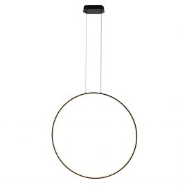 Lustra circulara LED IP44 diametru 80cm Visual negru
