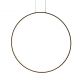 Pendule, Lustre suspendate - Lustra circulara LED IP44 diametru 80cm Visual negru