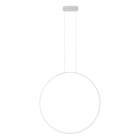 Pendule, Lustre suspendate - Lustra circulara LED IP44 diametru 80cm Visual alb