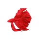 Statuete - Statueta decorativa extravaganta Fisch Crowntail 35cm, rosu