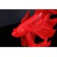 Statuete - Statueta decorativa extravaganta Fisch Crowntail 35cm, rosu