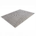 Covor modern cu model in valuri Wave 170x240cm gri