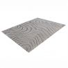 Covor modern cu model in valuri Wave 170x240cm gri