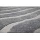 Covoare - Covor modern cu model in valuri Wave 170x240cm gri