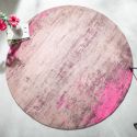 Covor rotund din bumbac Modern Art 150cm, roz bej