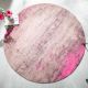 Covor rotund din bumbac Modern Art 150cm, roz bej