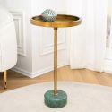 Masuta Laterala, Marmura, Metal, TRAYFUL 60cm