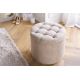 Banchete-Tabureti - Taburete cu spatiu de depozitare Modern Barock 50cm, boucle champagne
