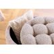 Banchete-Tabureti - Taburete cu spatiu de depozitare Modern Barock 50cm, boucle champagne