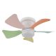 Lustre cu ventilator - Lustra LED cu ventilator si telecomanda HINES multicolor