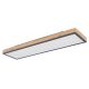 Plafoniere - Plafoniera LED CCT cu aspect lemn design dreptunghiular DORO