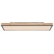 Plafoniere - Plafoniera LED CCT cu aspect lemn design dreptunghiular DORO