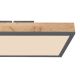 Plafoniere - Plafoniera LED CCT cu aspect lemn design dreptunghiular DORO