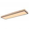Plafoniera LED CCT cu aspect lemn design dreptunghiular DORO 