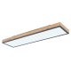 Plafoniere - Plafoniera LED CCT cu aspect lemn design dreptunghiular DORO