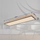 Plafoniere - Plafoniera LED CCT cu aspect lemn design dreptunghiular DORO