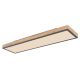 Plafoniere - Plafoniera LED CCT cu aspect lemn design dreptunghiular DORO