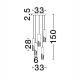 Pendule, Lustre suspendate - Lustra cu 5 pendule MODESTO