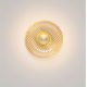 Aplica de perete moderna LED LAVINA auriu/ chihlimbar