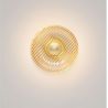 Aplica de perete moderna LED LAVINA auriu/ chihlimbar