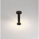 Stalpi - Stalp exterior IP65 LED 3000K GONG negru H-30cm
