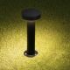 Stalpi - Stalp exterior IP65 LED 3000K GONG negru H-30cm