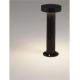 Stalpi - Stalp exterior IP65 LED 3000K GONG negru H-30cm
