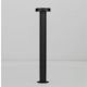 Stalpi - Stalp exterior IP65 LED 3000K GONG negru H-60cm