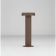Stalpi - Stalp exterior IP65 LED 2700K GONG corten H-30cm
